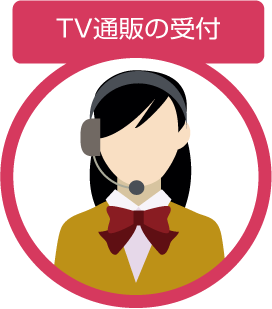 TV通販の受付